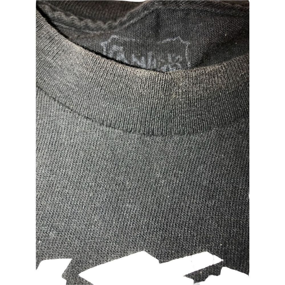 Isle of Vintage Men Tee T-shirt Short Sleeve Black Large 2012 Grunge Used Good - Picture 5 of 6